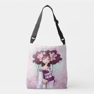 geisha dahlia crossbody tas