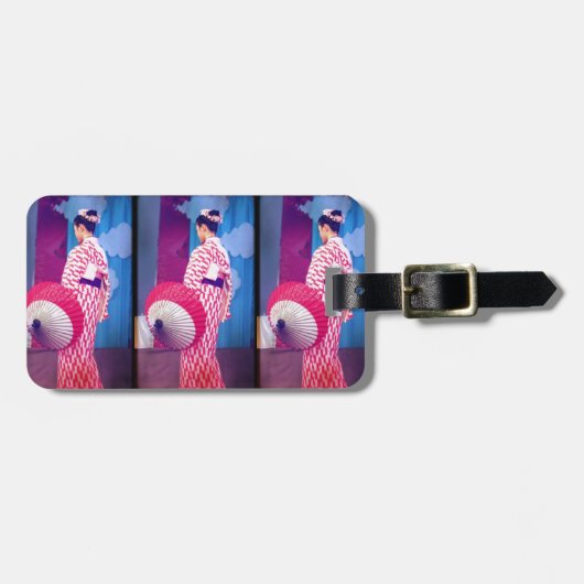 Geisha Dance Bagagelabel (Voorkant horizontaal)