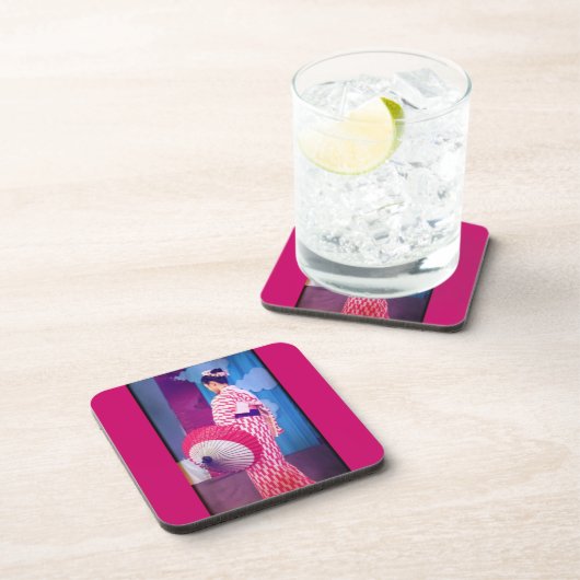 Geisha Dance Bier Onderzetter (Rechterzijde)