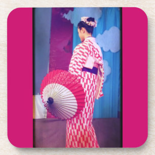 Geisha Dance Bier Onderzetter