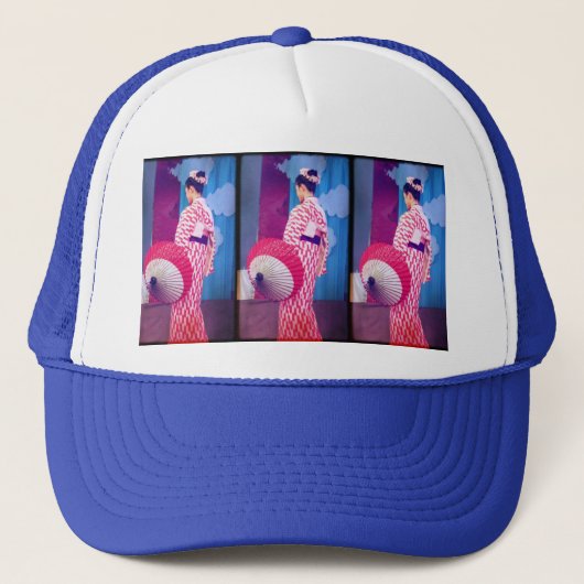 Geisha Dance Trucker Pet (Voorkant)