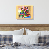 GEISHA Dancers Canvas Afdruk (Insitu (Slaapkamer))