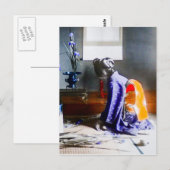 Geisha die Flowers  oud Japan schikt Briefkaart (Voorkant / Achterkant)