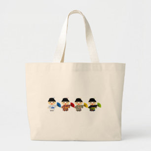 Geisha Dolls Grote Tote Bag