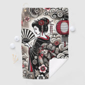 Geisha Elegance golfhanddoek (Insitu)