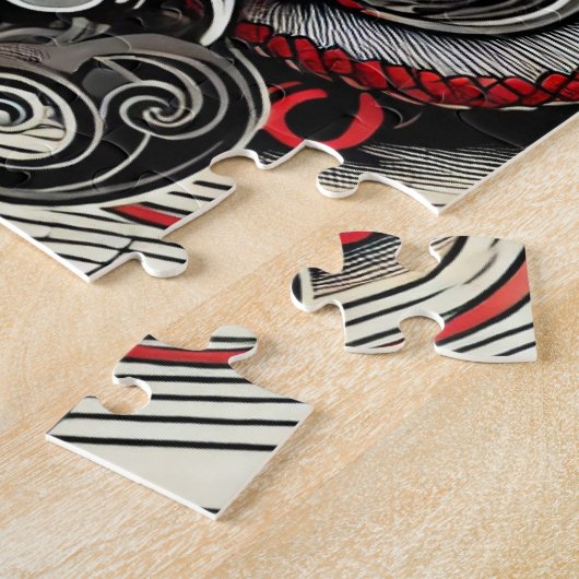 Geisha Elegance puzzel Legpuzzel (Zijkant)