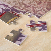 Geisha en Cherry Blossom Legpuzzel (Zijkant)