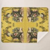  Geisha en Demon Sherpa Deken (Voorkant (horizontaal))
