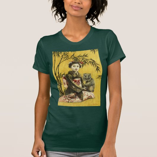  Geisha en Demon Vrouwen T-shirt (Voorkant)