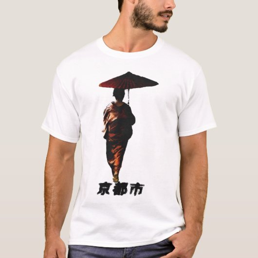 geisha en kyoto t-shirt (Voorkant)