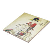 Geisha en Little One Tegeltje (Zijkant)