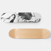 Geisha en Samurai Persoonlijk Skateboard (Horizontaal)