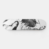 Geisha en Samurai Persoonlijk Skateboard (Horizontaal)