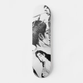 Geisha en Samurai Persoonlijk Skateboard (Voorkant)