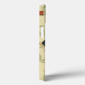 Geisha Fan met bladeren en afdruk van hout Case-Mate iPhone Case (Achterkant / Rechts)