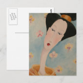 Geisha Floral Briefkaart (Voorkant / Achterkant)