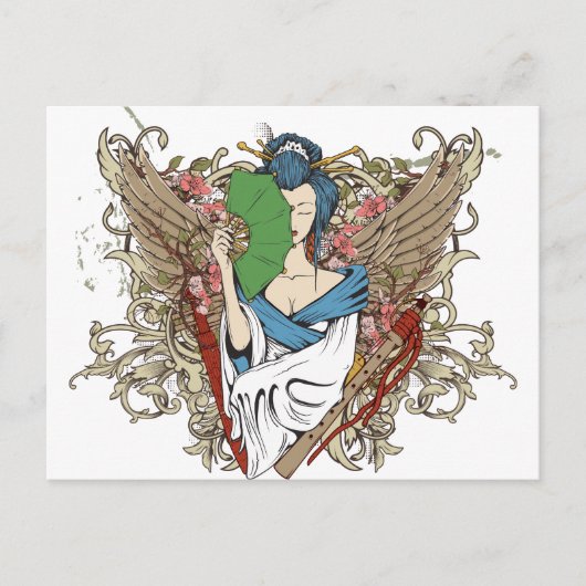 Geisha Gifts Briefkaart (Voorkant)