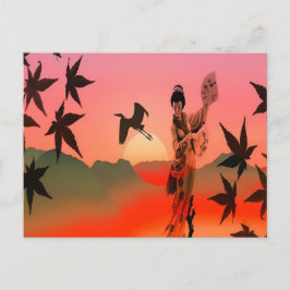 Geisha Girl Briefkaart
