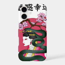 Geisha girl en serpent