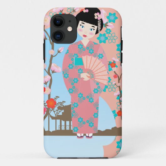 Geisha girl feestje Case-Mate iPhone case (Achterkant)