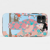 Geisha girl feestje Case-Mate iPhone case (Achterkant (horizontaal))