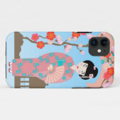 Geisha girl feestje Case-Mate iPhone case (Achterkant (horizontaal))