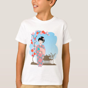 Geisha girl feestje t-shirt