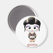 Geisha Girl Magneet (Voorkant / Achterkant)