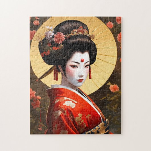 Geisha Girl Puzzel (Verticaal)