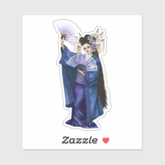 Geisha Girl Sticker