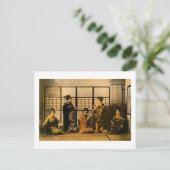 Geisha Girls Magic Lantern Slide Briefkaart (Staand voorkant)