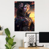 Geisha Goddess V2 Poster (Thuiskantoor)