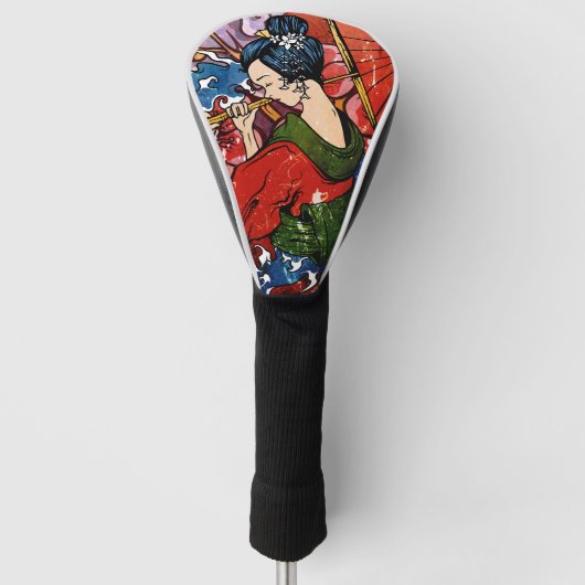 Geisha Golfheadcover (Voorkant)