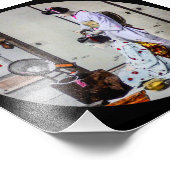 Geisha Hair Dressing Japans 芸 者 Foto Afdruk (Hoek)