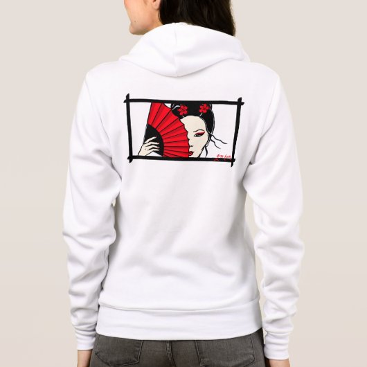 Geisha Hoodie (Achterkant)