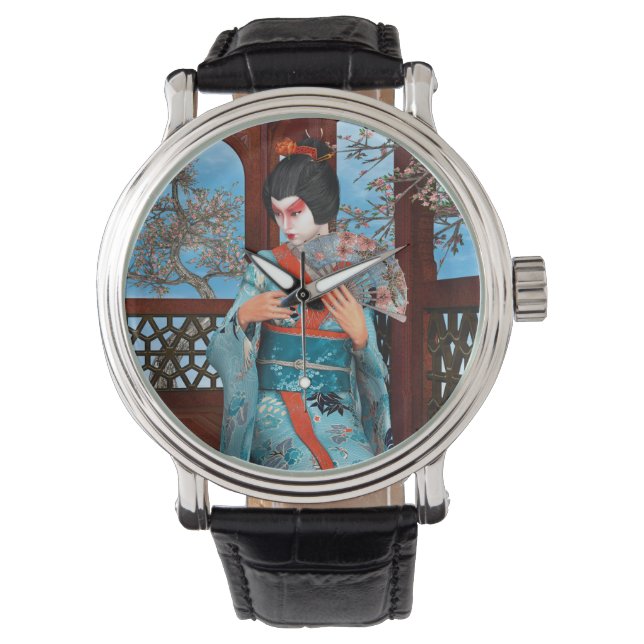 Geisha Horloge (Voorkant)