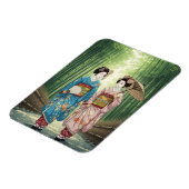 Geisha in Arashiyama Japan Kyoto Magneet (Linkerzijde)