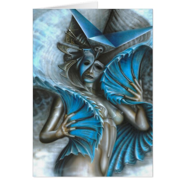 Geisha in blauw (Voorkant)