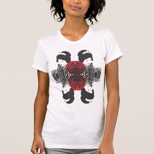 Geisha in de fours "A Reflection" T-shirt (Voorkant)