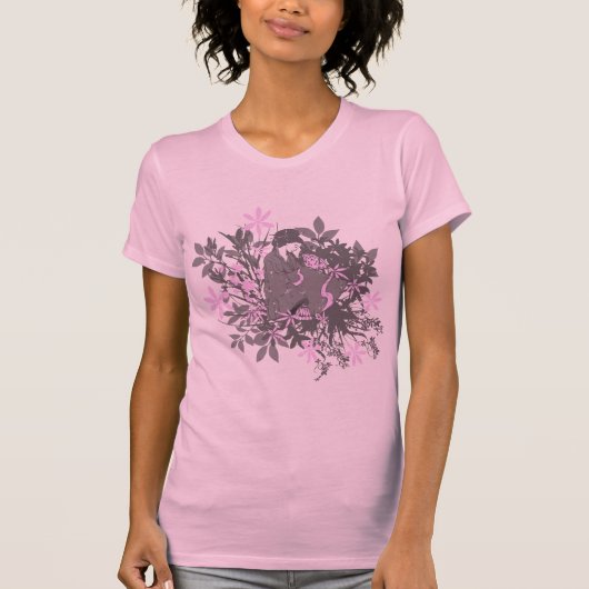 Geisha in de tuin t-shirt (Voorkant)