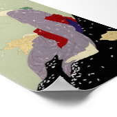 Geisha in de winter poster (Hoek)