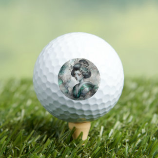 Geisha in Green Design Serie #2 Golfballen