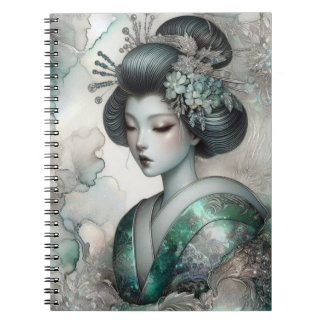 Geisha in Green Design Serie #2 Notitieboek