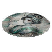 Geisha in Green Design Serie #2 Snijplank (Hoek)