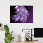 Geisha in het Paars Poster (Thuiskantoor)