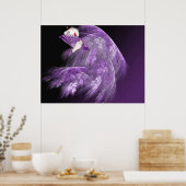 Geisha in het Paars Poster (Keuken)