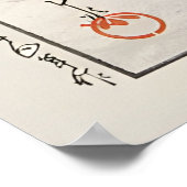 Geisha in het Sneeuw Storm Kawase Hasui Poster (Hoek)