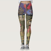 Geisha in Imperial Kimono Leggings (Voorkant)
