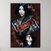 Geisha in Kimono I Poster (Voorkant)