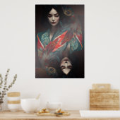 Geisha in Kimono II Poster (Keuken)